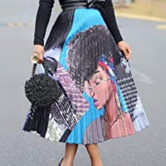 Wise Jewels Dresses & Skirts - Face of Ethnic Women  Pleated A-Line Skirt Small